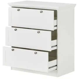 Intertrade Schubladenkommode 80 x 90 x 45 cm Weiß