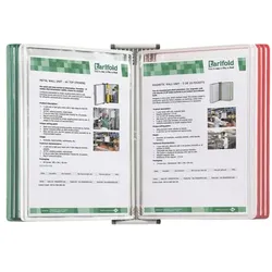 Tarifold Wandsichttafelelement »Nationalfarben Italien« DIN A4 grau aus Metall mit 10 Sic grau