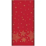 Papstar Tischdecke Christmas Shine 88658 180 x 120 cm Rot