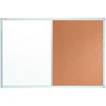 Franken Kombitafel 120 x 90 cm braun / weiß
