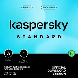 Kaspersky Lab Standard Anti-Virus 12 Monate 3 Lizenzen DE Win Mac Android iOS