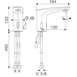 Schell Modus E Sensor-Armatur Chrom