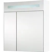Evenes Spiegelschrank mit beleuchteter Blende, 2 Türen, 700 x