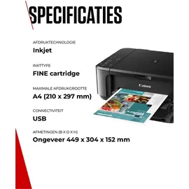Canon PIXMA MG3650S schwarz