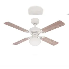 Westinghouse Vegas 105 cm Deckenventilator weiß/kiefer mit Licht
