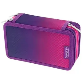 Herlitz Schüleretui TriCase 31-teilig Dip Dye Pink/Purple