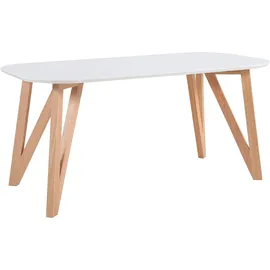 SalesFever Essgruppe 5-tlg), bestehend aus 4 modernen Polsterstühlen und einem 180 cm breitem Tisch