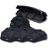 Kjust Taschen Set 4stk kompatibel mit Dachbox LEVUP SPACE 430 DUO