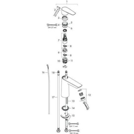 Hansgrohe Talis E 110 Einhandmischer mattweiß 71710700