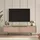 [en.casa] Kvænangen TV-Lowboard 160 x 35,5 x 45 cm Eichen-/Rattanoptik Metall
