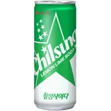 Lotte Chilsung Cider Zitronen-Limetten Limonade 250 ml – Kohlensäurehaltiges Erfrischungsgetränk aus Südkorea