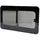carbest Echtglas Schiebefenster universal, 460x280mm