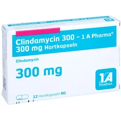 Clindamycin 300-1a Pharma Hartkapseln 12 St