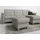 Home Affaire Polsterhocker Palmera Luxus-Microfaser 58 x 48 x 58 cm Grau