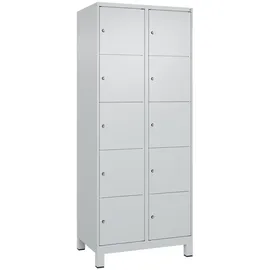 C+P Classic PLUS Garderobenschrank 195,0 x 80,0 x 50,0 Lichtgrau