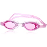 WJIAEER 1 Packung Schwimmbrille, Schwimmbrille für Kinder, Anti-Fog-Anti-UV-Schwimmbrille, verstellbare Schwimmbrille, auslaufsichere Unisex-Schwimmbrille für Kinder (Rosa)