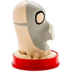 Scherzkondom mit Figur «Gasmaske» 1 Stück, handbemalt (1 Stück) 1 St