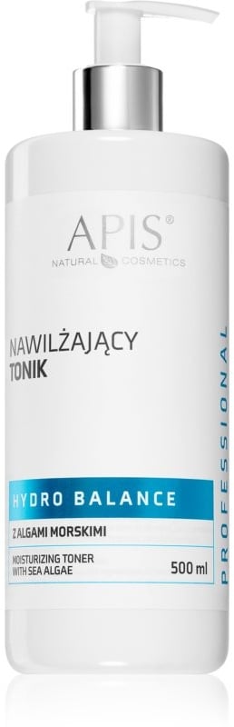 Apis Natural Cosmetics Hydro Balance Professional Feuchtigkeitstonikum mit Extrakten aus Seealgen 500 ml