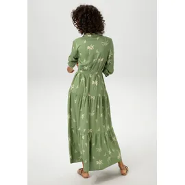 Aniston CASUAL Maxikleid Palmen Grün 46