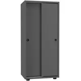 VCM Ulas Aktenschrank 49 x 38 x 109 cm schwarz