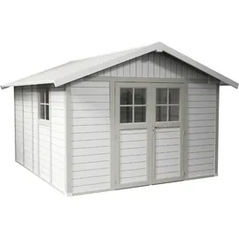 Grosfillex Deco 11 3,55 x 3,15 m weiß/grüngrau