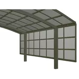 Ximax Carport Seitenwand 3 Module 200 cm Schwarz Sonderfertigung