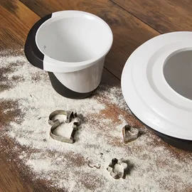 KEEEPER Rührschüssel "carlotta" 1,5 Liter weiß/nordic-grey - Grau