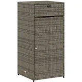 furnicato Gartenschrank 55 x 55 x 111 cm Grau