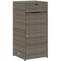 furnicato Gartenschrank 55 x 55 x 111 cm Grau