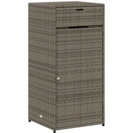 furnicato Gartenschrank 55 x 55 x 111 cm Grau