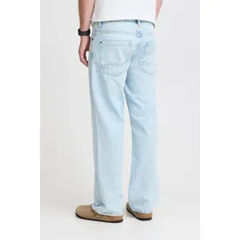Blend Loose-fit-Jeans "BHFLAKE LOOSE FIT JEANS", Herren, Gr. 29, Länge 32, blau (denim light blau), Denim/Jeans, Obermaterial: 100% Baumwolle, Abriebeffekte, relaxed fit knöchellang, Jeans
