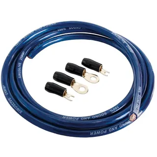 SINUSLIVE Car HiFi Stromkabel-Set 25 mm2 vergoldet