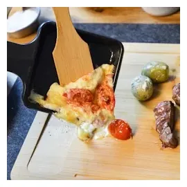 Dune Design DuneDesign 2er Set Holz - 30x22cm Pfännchen Untersetzer mit Spachtel