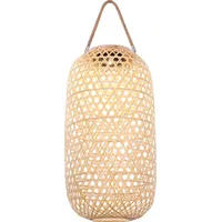 GLOBO Lighting Solarleuchte Bambus naturfarben, LED