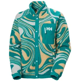HELLY HANSEN Imperial Printed Pile Snap Fleece Barely Blue S