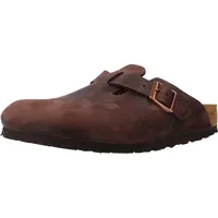 Birkenstock Boston Nubukleder geölt schmal habana 45