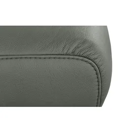 HIMOLLA Ecksofa Leder 9707 ¦ grau ¦ Maße (cm): B: 275 H: 84 T: 245