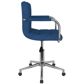 vidaXL Bürostuhl Drehbar Blau