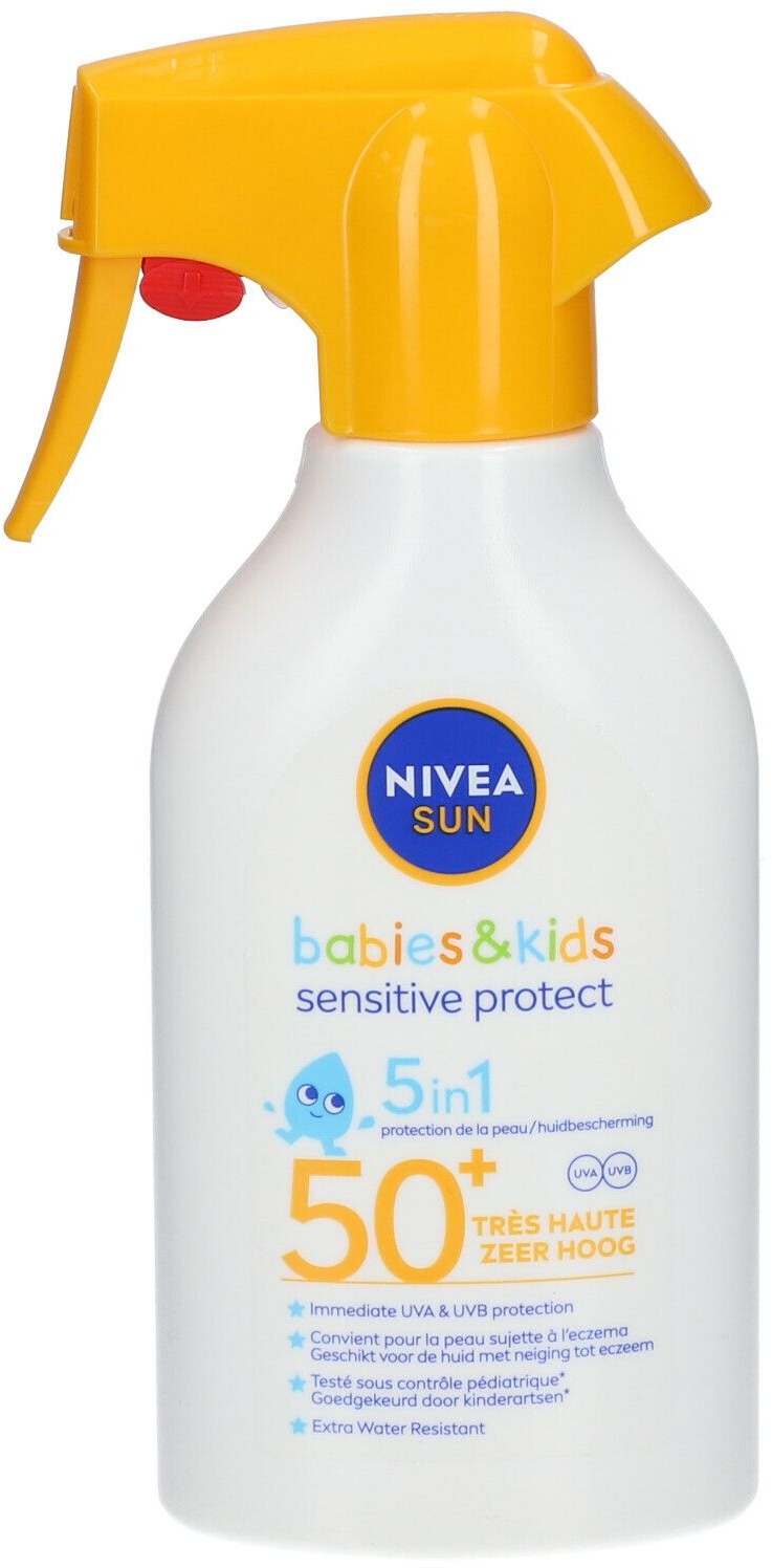 NIVEA Sun Babies & Kids Sensitive protect Spray Solaire 5 en 1 SPF50+ 270 ml spray