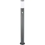 monzana Außenleuchte Edelstahl 100,0 cm mit Bewegungsmelder IP44 grau