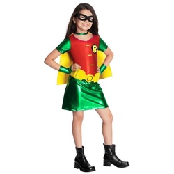 Rubie ́s Kostüm Robin, Batmans beste Freundin trägt dieses original lizenzierte Kostüm aus rot