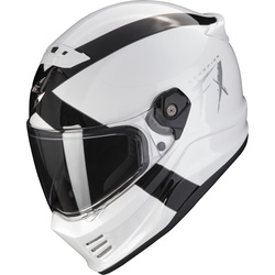 Scorpion Covert FX Gallus Helm, schwarz-weiss, Größe XL für Männer