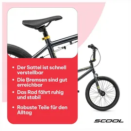 S'COOL XtriX 20 Zoll RH 25 cm grau/beige