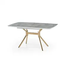 aea Esstisch 80 x 79 x 80 cm grau/gold