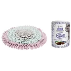 BRIT Weihnachtsset 2 x Snacks für Katzen 100 g + Schnüffelteppich