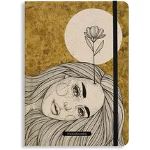 Matabooks Notizbuch Nari A5 Gold liniert