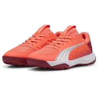 Puma Accelerate JR Handballschuh, Glowing RED White-Dark Crimson Black,