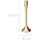 Home & Styling Collection Kerzentablett Goldener Kerzenständer Metall Gold