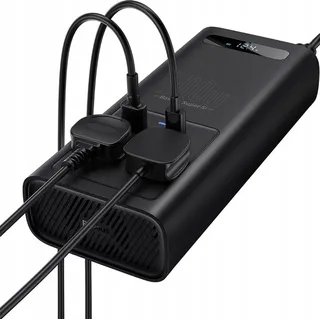Baseus Auto-Wechselrichter 150W 12V / 500W 220V EU CN-Stecker) schwarz (CGNB000101)