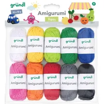 Gründl Häkelgarn Amigurumi Bunt 10 g 10 St.